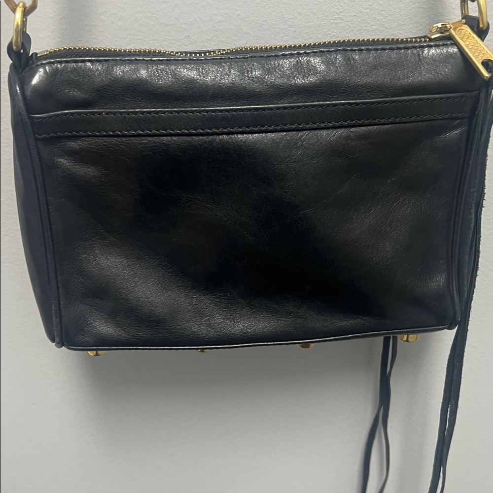 Rebecca Minkoff Small Black Leather Crossbody Bag - Picture 4 of 10